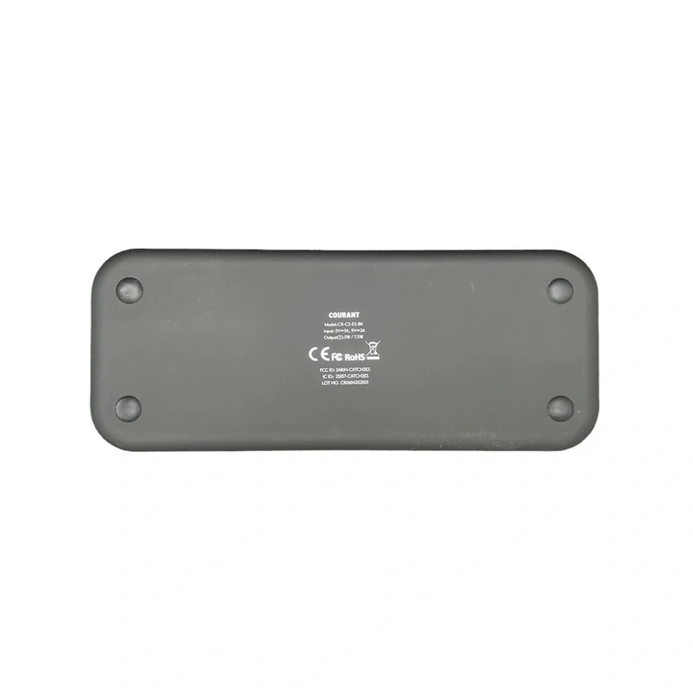 Courant | CATCH:2 Essentials Dual Device Charging Pad, Charcoal